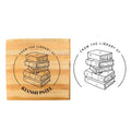 Personalised Kids Stamp with Your Name for School Book (3.5 cm Dia), customised for Stamping Books for Readers, Great Gift for booklovers, Kids, Scrap Book Journels