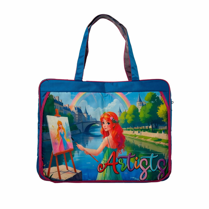 A3 Mermaid Drawing & Art Activity Bag with Multiple Pockets