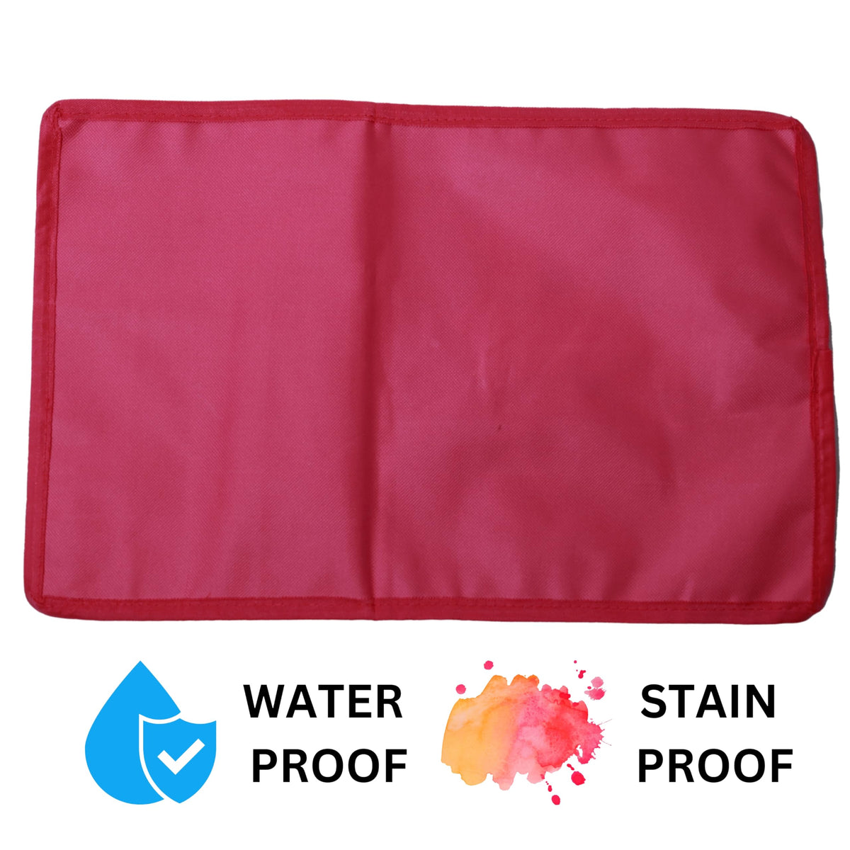 Unicorn Printed Roll-Up Place mat for Kids – Roll able Nylon Dinner Mat with Cutlery Pockets