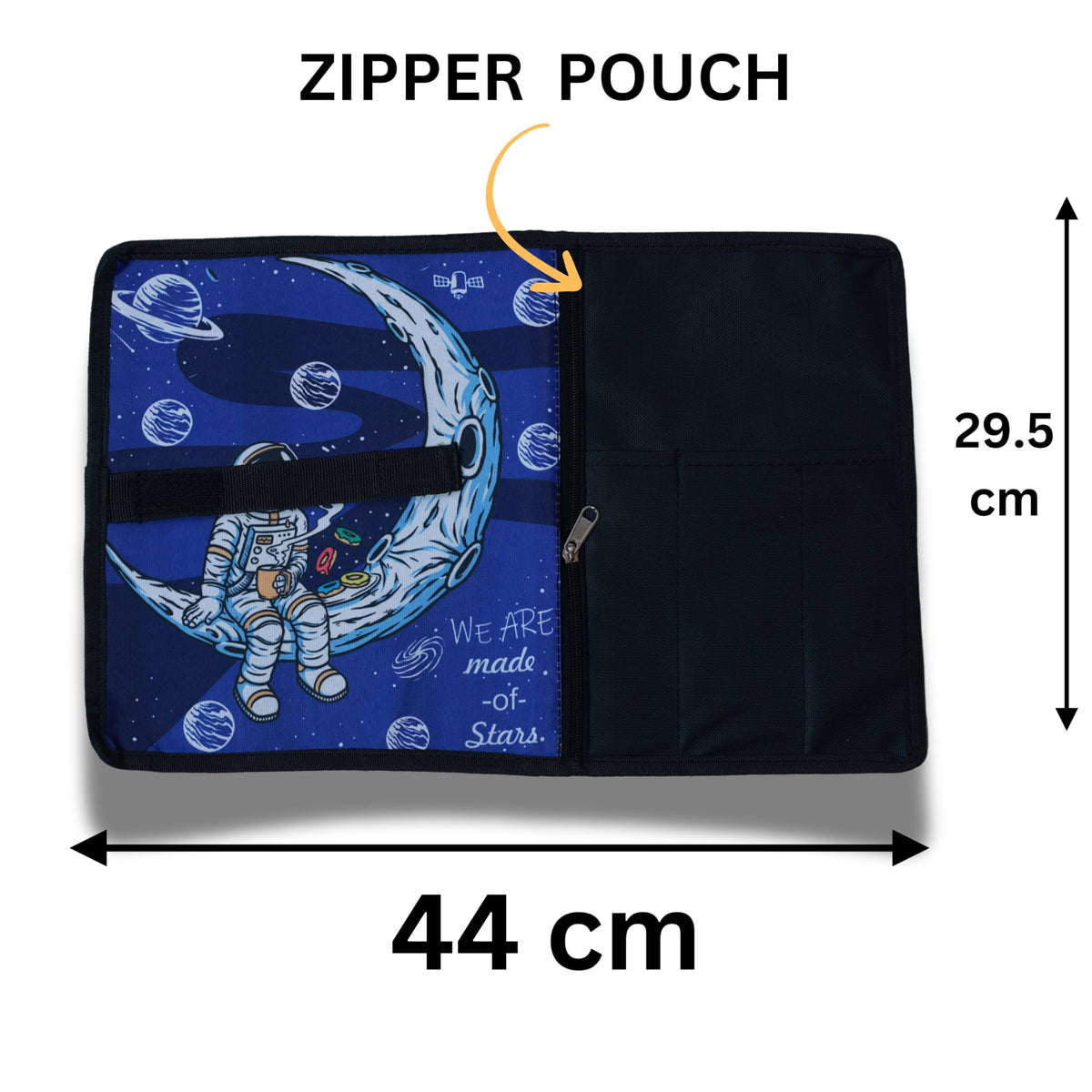 Polypropylene Stain-Resistant Waterproof Printed Tablemats For Kids & Teenagers (Space)