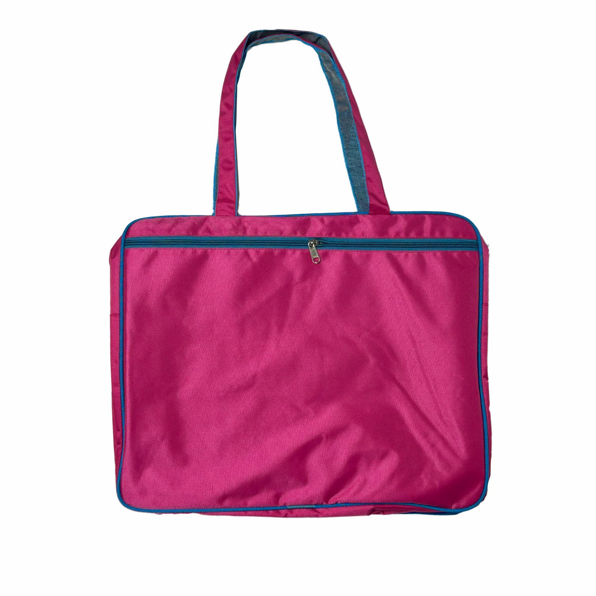 Polyester Blend A3 Size Drawing Activity Tote Carrying Bags With Multiple Pockets, Made Fro Artist and Drawing Kids Multi Layer (Twins Unicorn), Blue