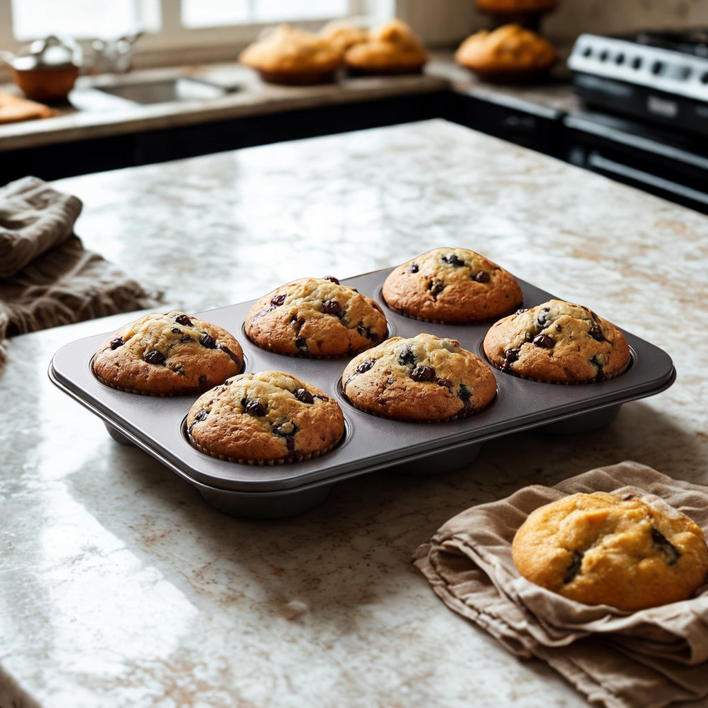 Metal 6 Slot Muffin Tray (Muffin Tray)