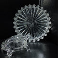 Vastu Feng Shui Crystal Turtle on Glass Plate – Clear Crystal Tortoise for Good Luck, Prosperity & Home Harmony