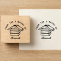 Personalised My Home Wooden Book Stamp